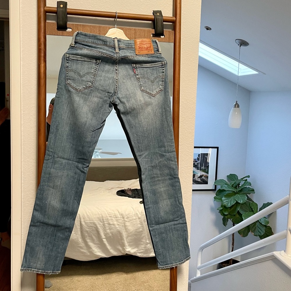 Levi’s 511 light wash denim
